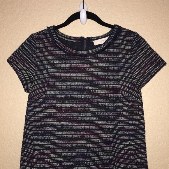 LOFT Dresses & Skirts - 5/$25 | LOFT Navy Tweed Dress